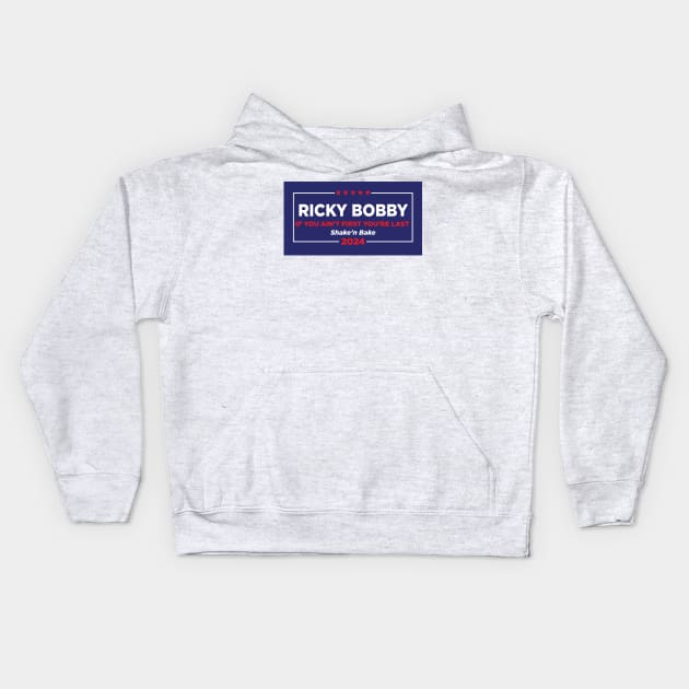 Ricky Bobby 2024 Election Kids Hoodie by DavidLoblaw